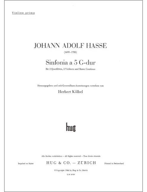 Hasse Sinfonia a 5